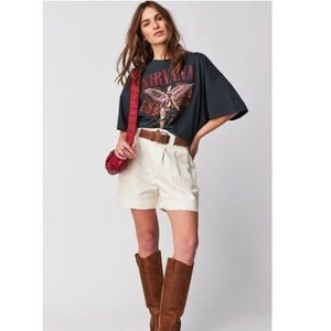 Free People Daydreamer Nirvana Trippy Heart One Size Tee One Size